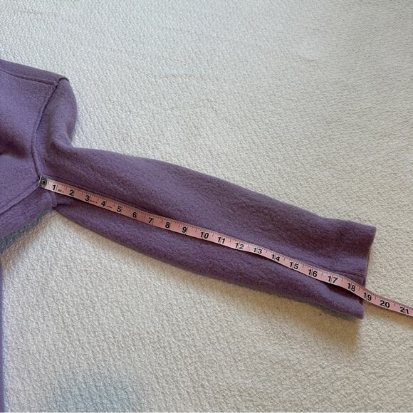 J.Crew  Daphne Topcoat Boiled Wool Jacket Coat 6 Purple Lavender - Picture 9 of 12